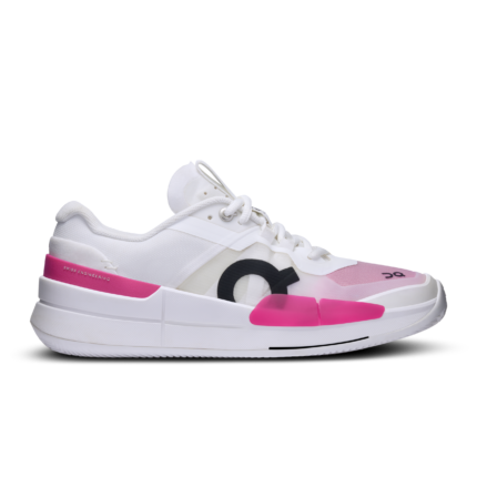 Tenis On Cloud Blanco Rosa THE ROGER Pro 2